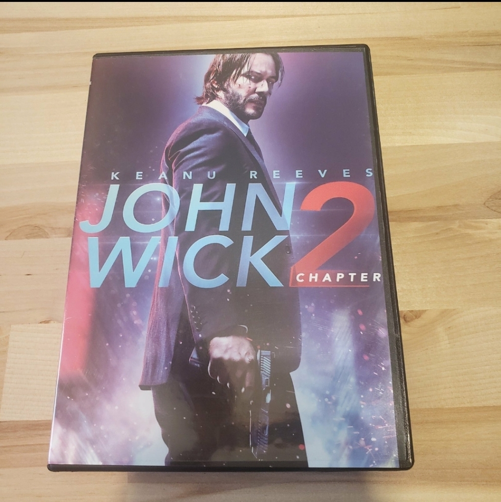 John Wick: Chapter 2 DVD Movie (Keanu Reeves, Riccardo Scamarcio, Ian McShane)